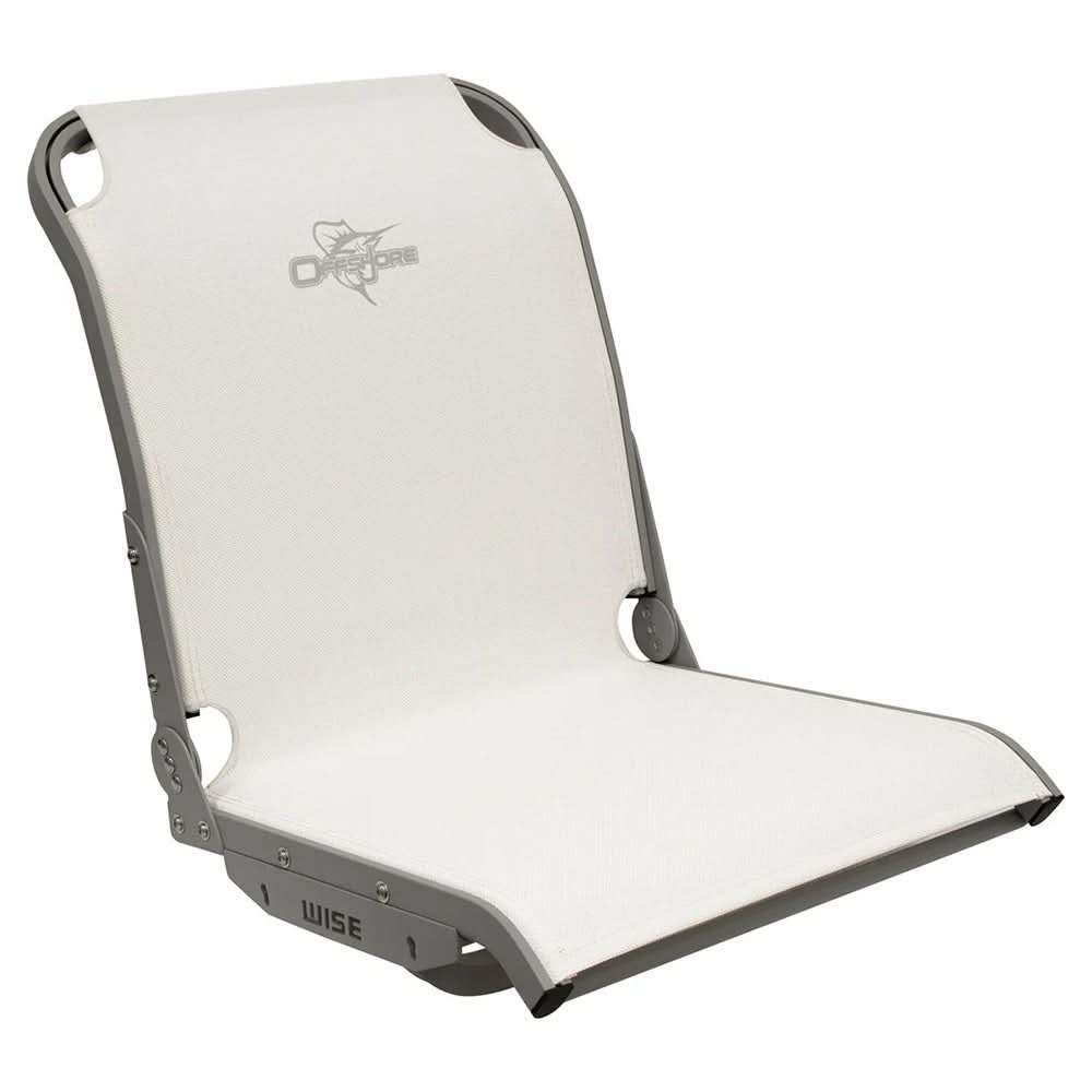 Wise 3374 Aero X™ Cool - Ride Mesh Mid - Back Boat Seat - White - 3374 - 784 - Anchor Express