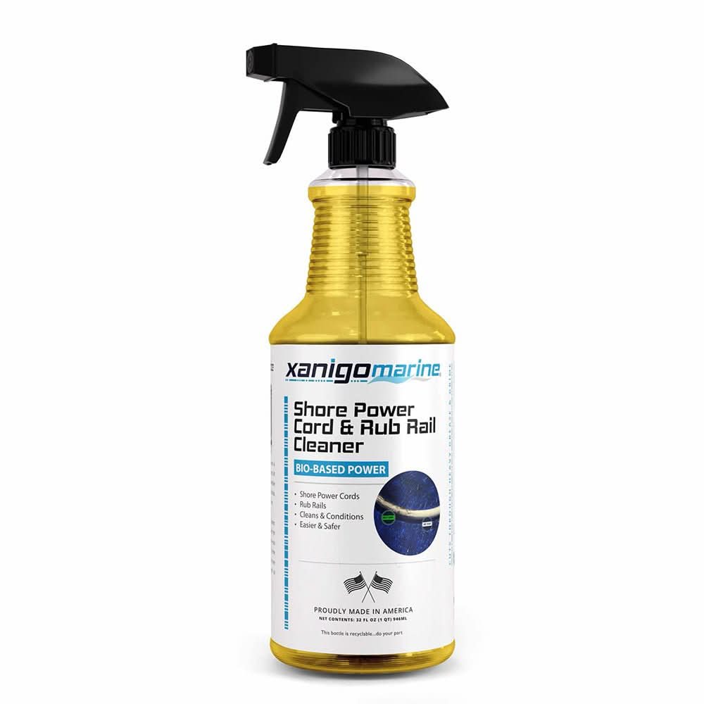 Xanigo Marine Shore Power Cord & Rub Rail Cleaner - 32oz - Anchor Express