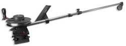 Scotty 1091 telescoping 60 inch manual downrigger with swivel base and rod holder for big boats