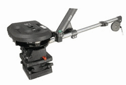 Scotty 1101 Depthpower 30" electric downrigger with stainless steel boom, rod holder, and swivel base