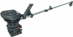 Scotty 1106 Depthpower 60" telescoping electric downrigger with rod holder and swivel mount