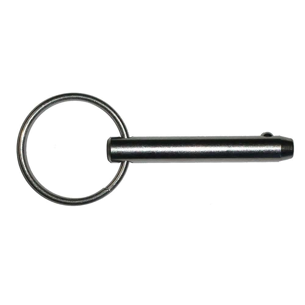 C. Sherman Johnson 1/4 inch by 1 inch quick release pin with ring for fast fastening