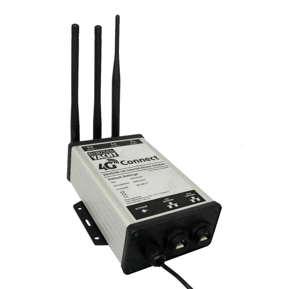 Digital Yacht 4G Connect 2G/3G/4G internet access device with MIMO antennas and wifi router for marine use
