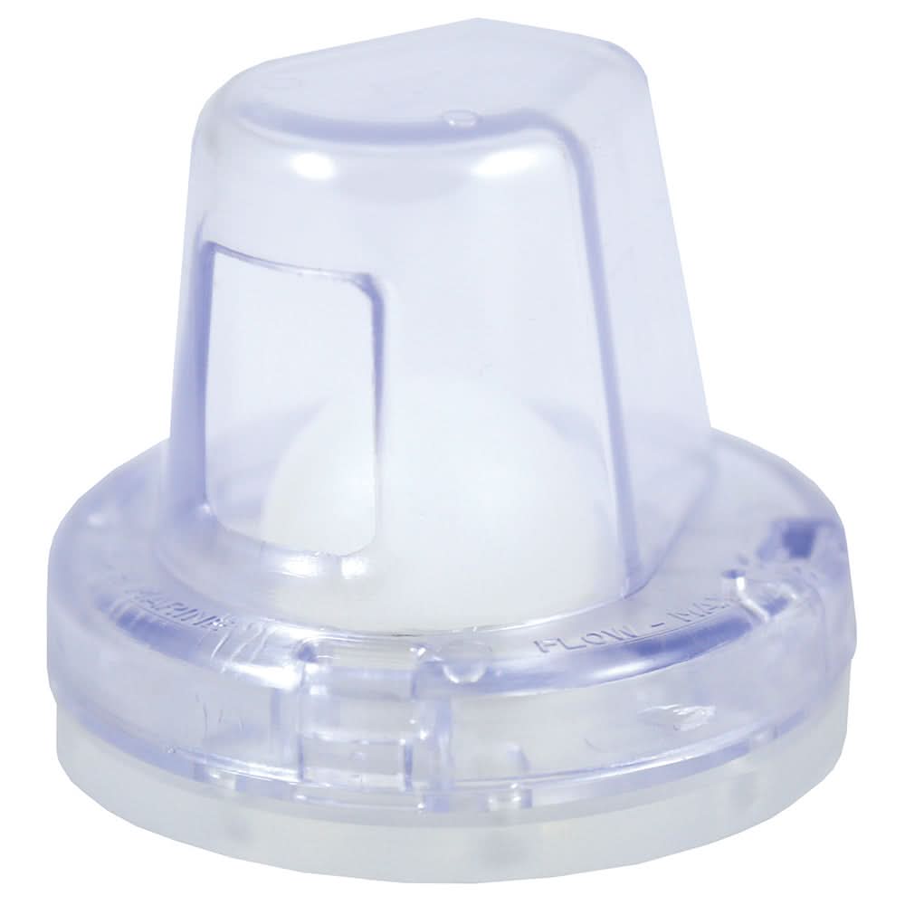 T-H Marine Flow-Max Ball Scupper - Clear - FMS-1-0-DP