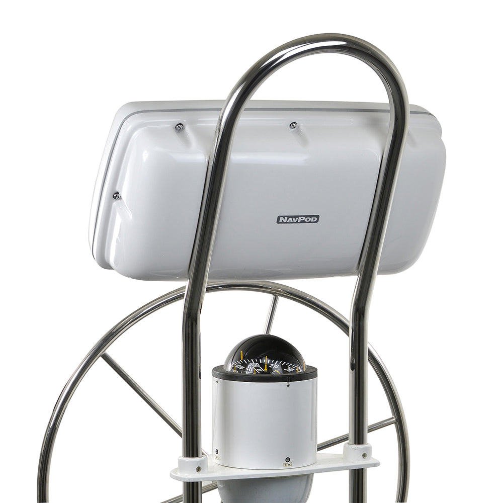 NavPod SystemPod Precut for Simrad NSS12 evo3/B&G Zeus3 12 & 2 Instruments (3.6 holes) for 12 Wide Guard - GP2170-16