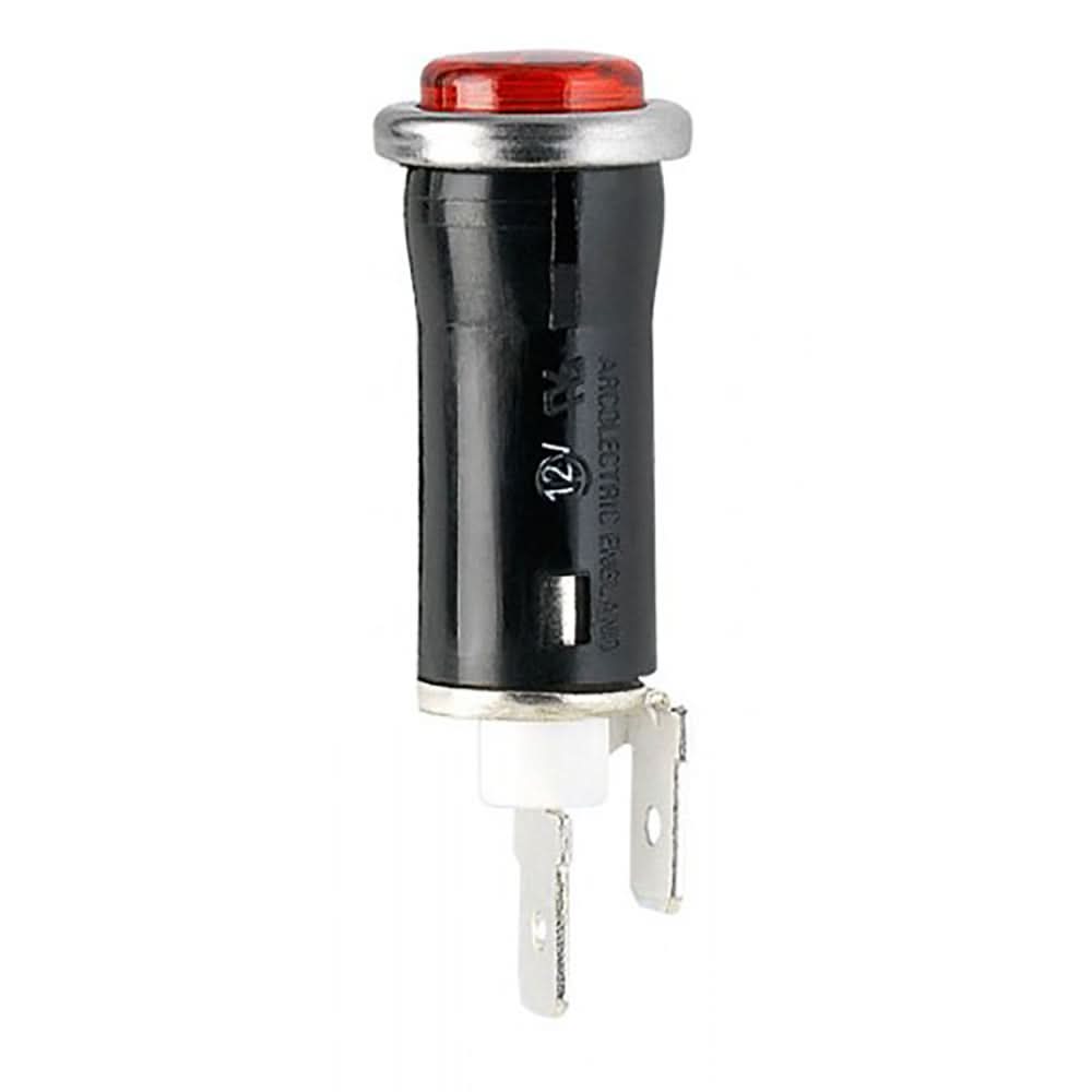 VDO Red Snap-In Panel Mount Light - 12V - 600-844