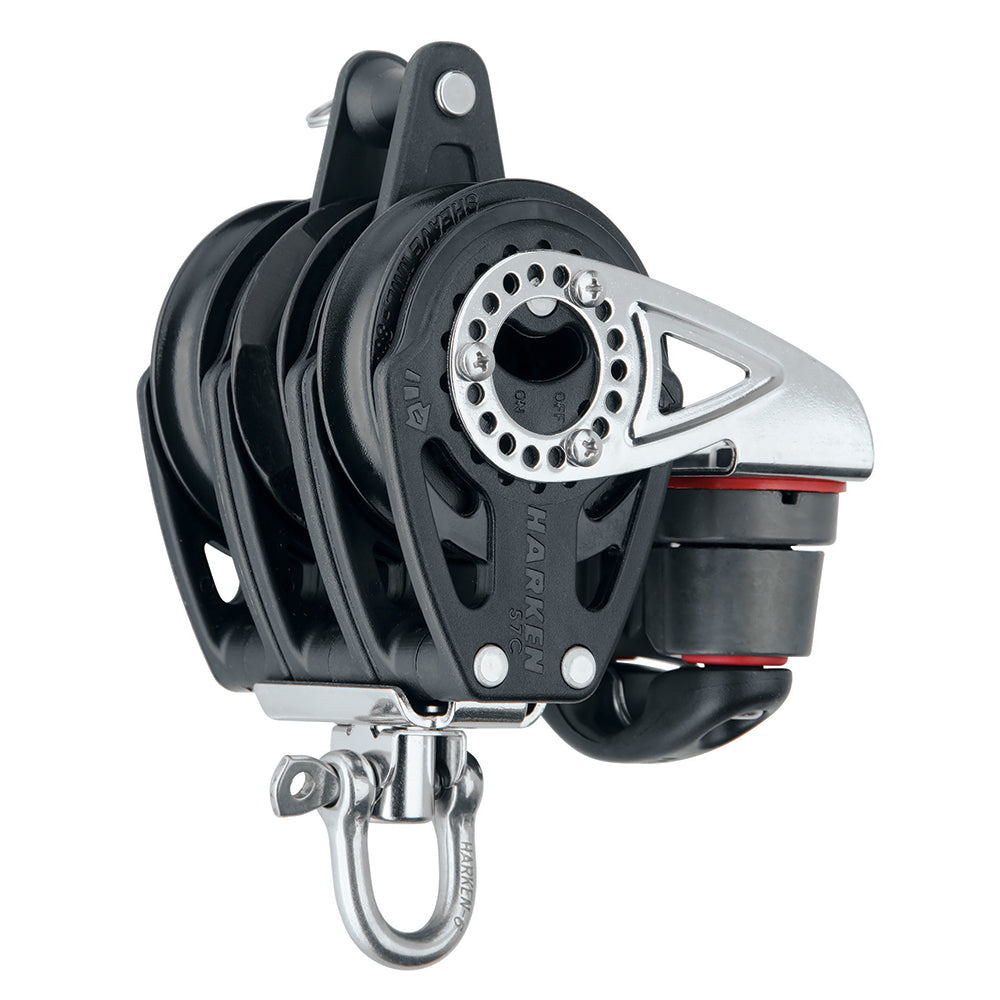 Harken 57mm Triple Carbo Block - Swivel, Becket, Cam Cleat2141 - 2141