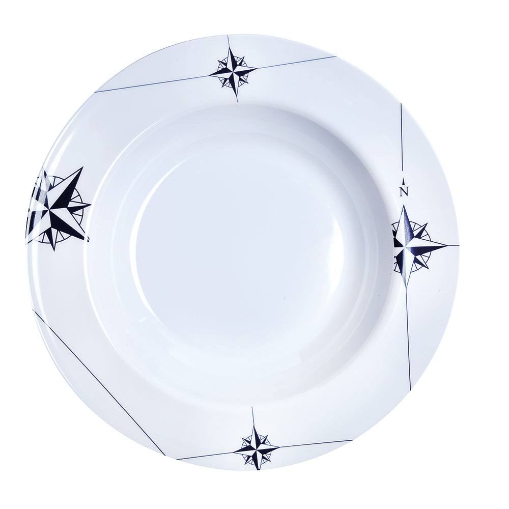 Marine Business Melamine Deep, Round Soup Plate - NORTHWIND - 8.8" Set of 615002C - 15002C
