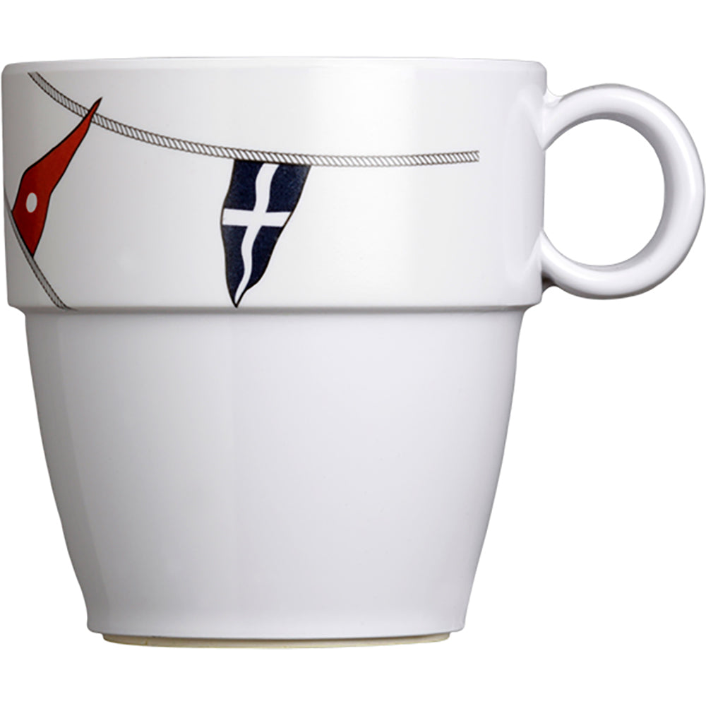 Marine Business Melamine Non-Slip Coffee Mug - REGATA - Set of 612004C - 12004C