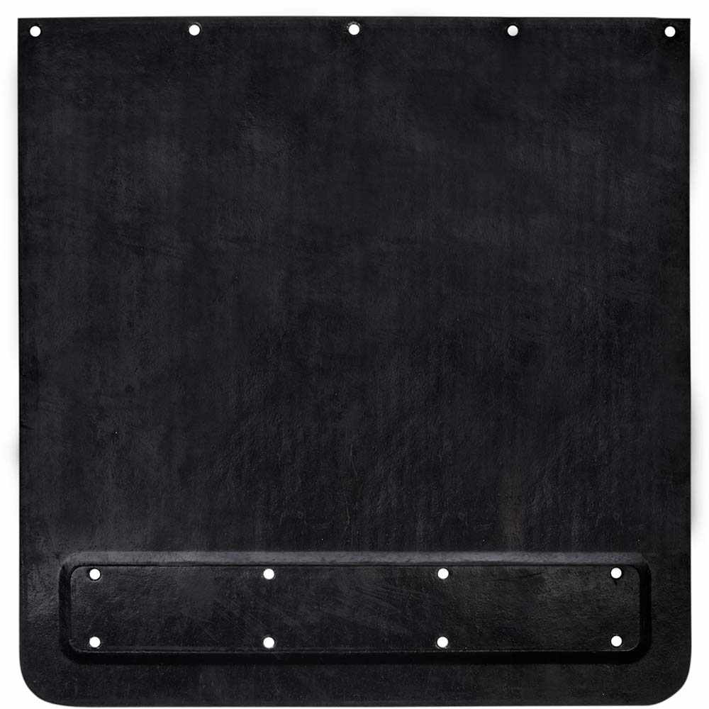 ROCK TAMERS M6 Mudflap RT022 replacement mudflap 24x24 inch fiber reinforced rubber for 2-2.5 inch hub systems