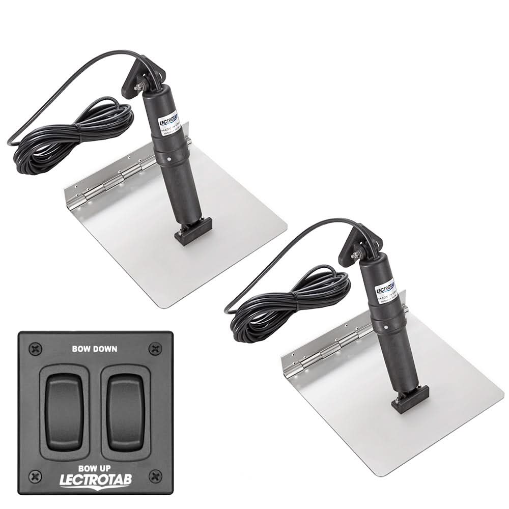 Lectrotab XKA Stainless Steel Trim Tab Kit w/Rocker Switch - 9 x 24 - XKAF9X24