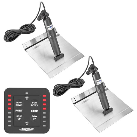 Lectrotab XKA Aluminum Alloy Trim Tab Kit w/One-Touch Control - 9 x 12 - XKASL9X12A