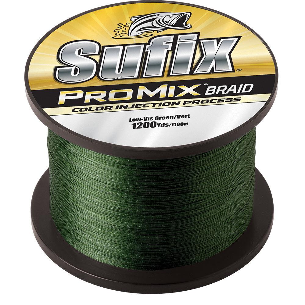 Sufix ProMix® Braid - 10lb - Low-Vis Green - 1200 yds - 630-310G
