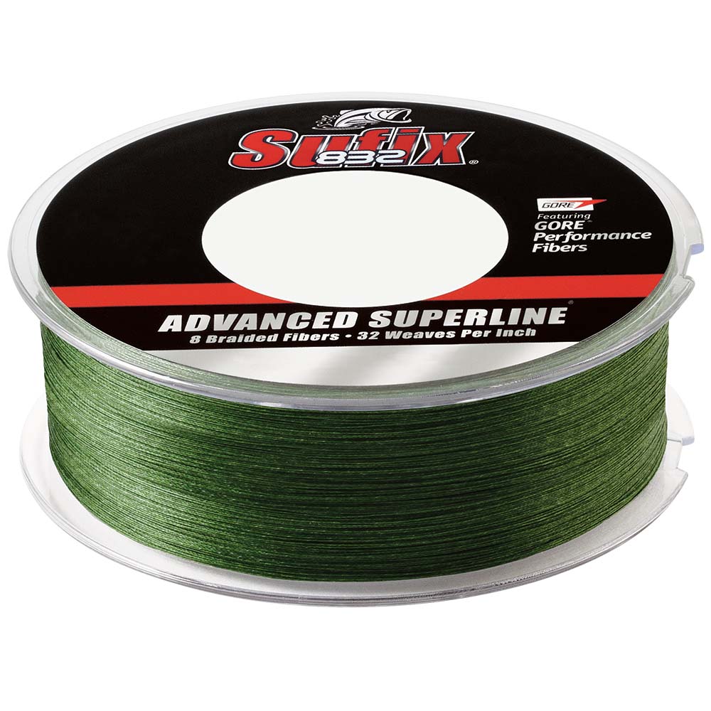 Sufix 832 Braid - 40lb - Low-Vis Green - 600 yds - 660-240G