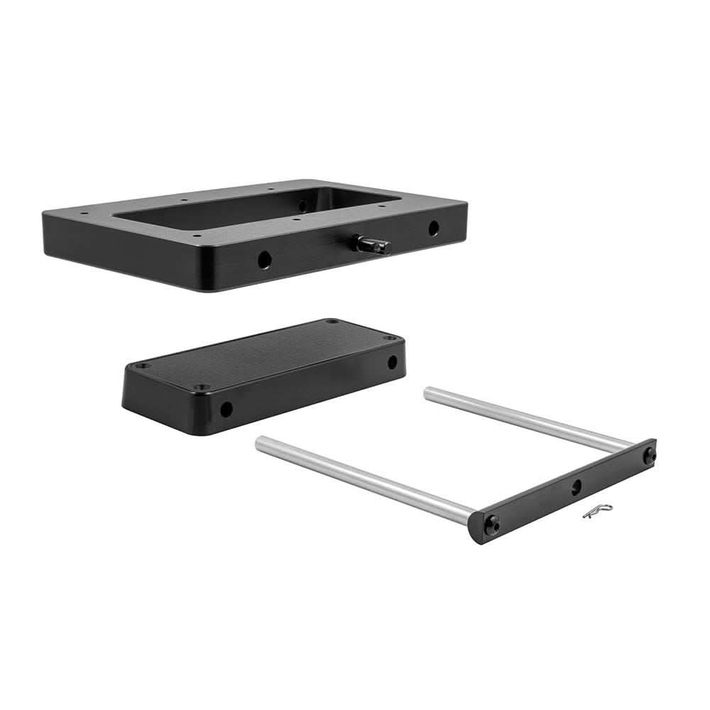 Minn Kota RTA-64 quick release bracket for bow-mount trolling motors, corrosion-resistant composite and aluminum construction, locking handle for security