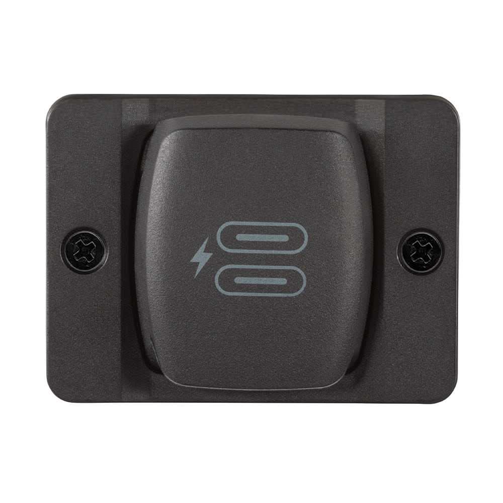 Scanstrut Flip Pro Max dual USB-C charge socket with protective cap and waterproof design