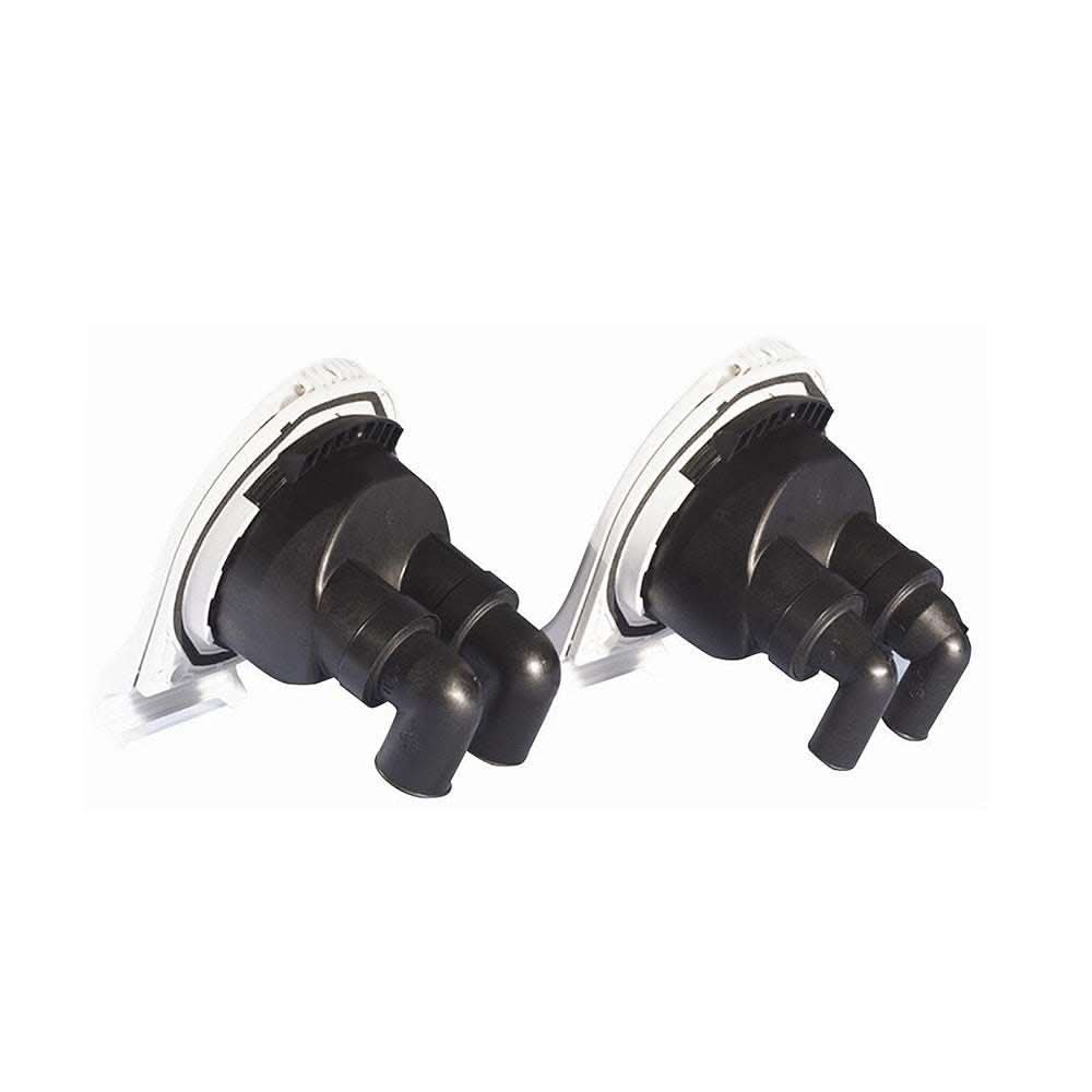 Whale Smartbail compact manual bilge pump for confined spaces with integrated handle and thru-bulkhead installation