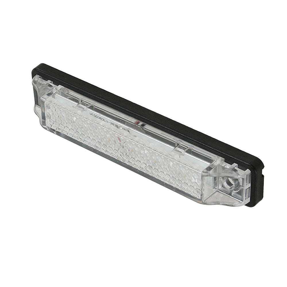 Scandvik 4-inch white LED light strip with gasket 12V polycarbonate housing