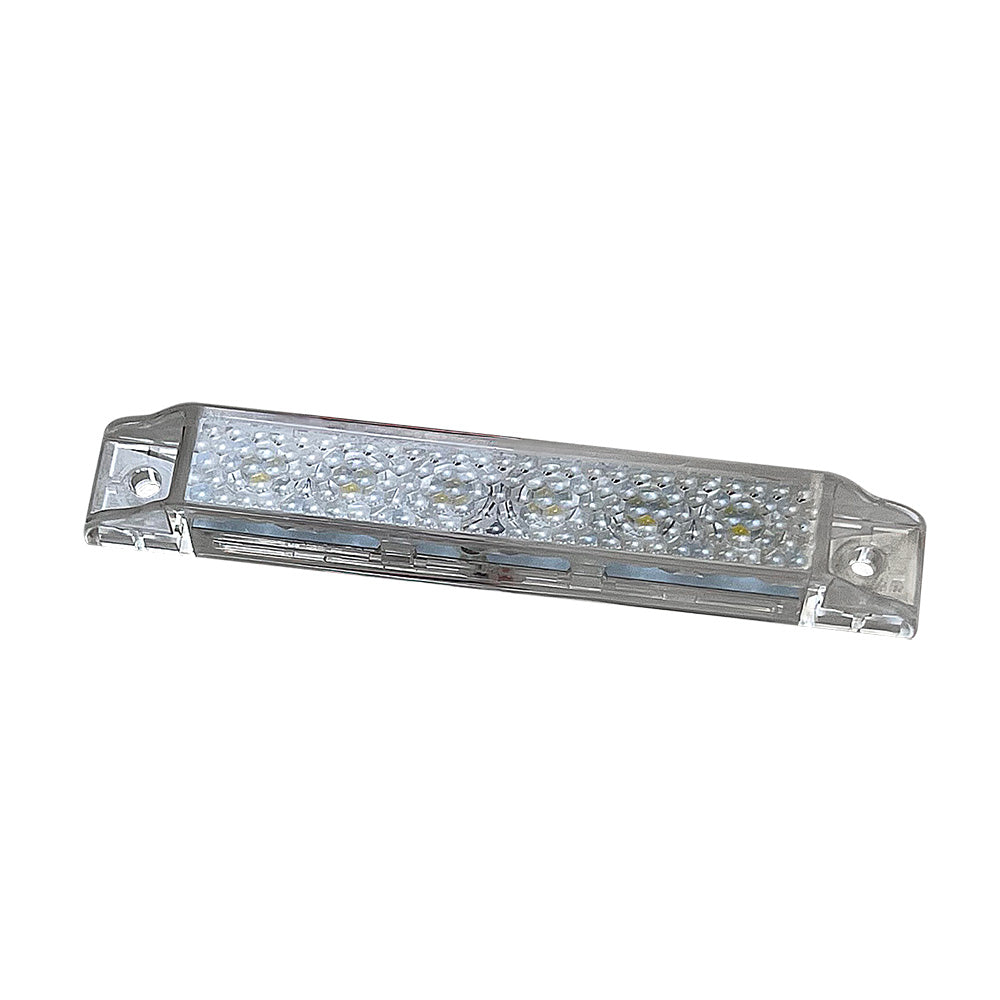 Scandvik 4" LED Light Strip - White w/Gasket - 12V - 41640P
