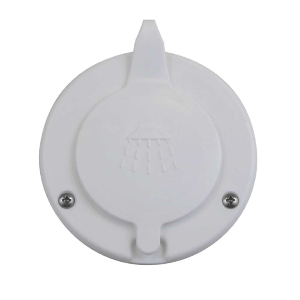 Scandvik white container and cap for recessed shower part numbers 10055, 10275, 10298, 10826