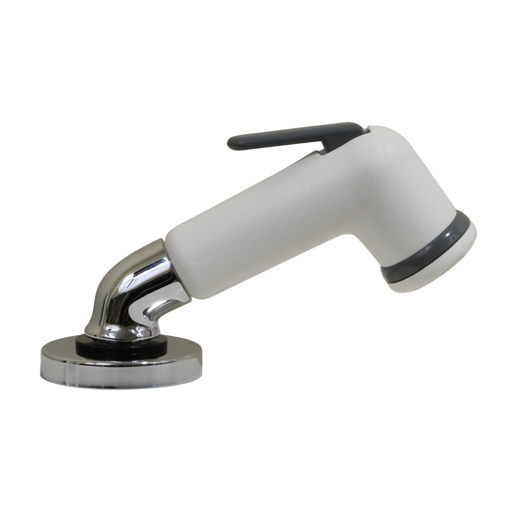 Scandvik Elbow Sprayer - Handle Pull Out - White w/6' Hose - 10191P