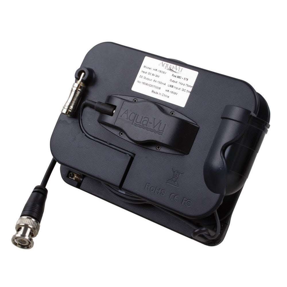 Aqua-Vu Multi-Vu Revolution Camera System with durable cable and RCA video out for underwater real-time viewing