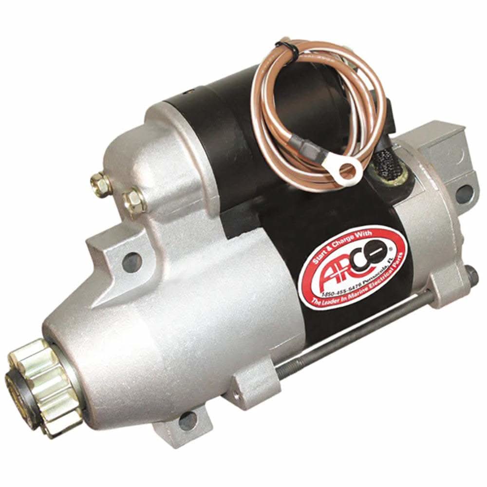 ARCO Marine Premium Replacement outboard starter for Yamaha 200-Present models with 13 tooth gear
