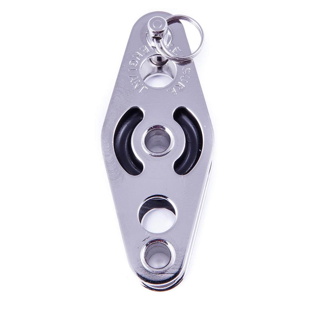 SeaSure 25mm single block with becket stainless steel and arnite sheave for marine use