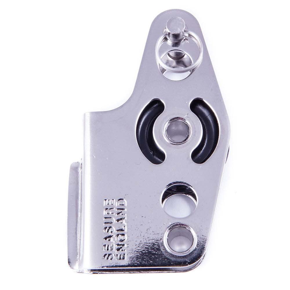 SeaSure 25mm Single Block with V-Jam and stainless steel side plates for lifting systems