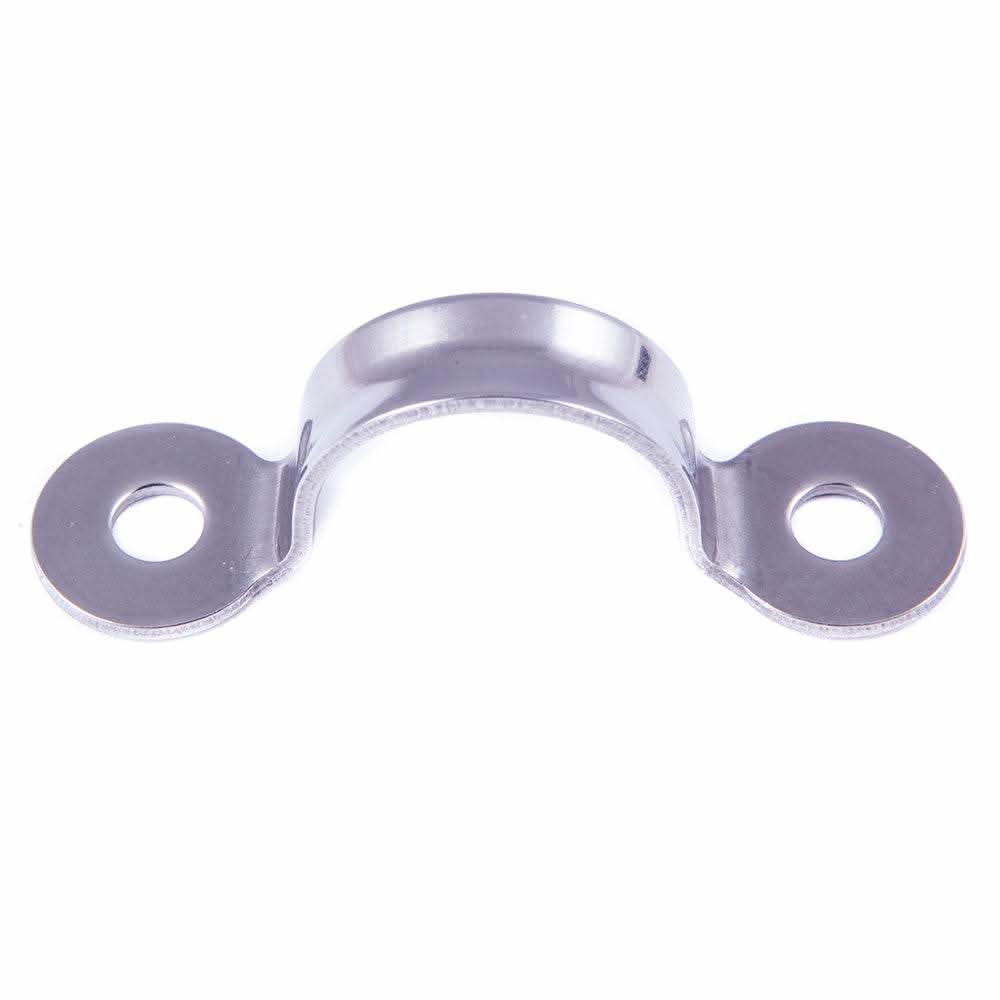 SeaSure Deck Eye Hole Center 42mm stainless steel marine fitting with two mounting holes.