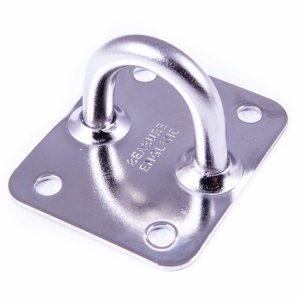 SeaSure Flat Eye Plate 316 stainless steel 41mm x 51mm electro-polished marine hardware