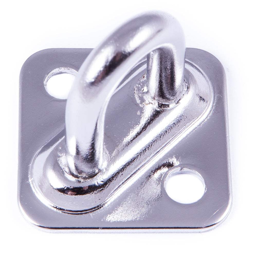 SeaSure small mast or deck eye made of electropolished 316 stainless steel with smooth finish and two fixing holes