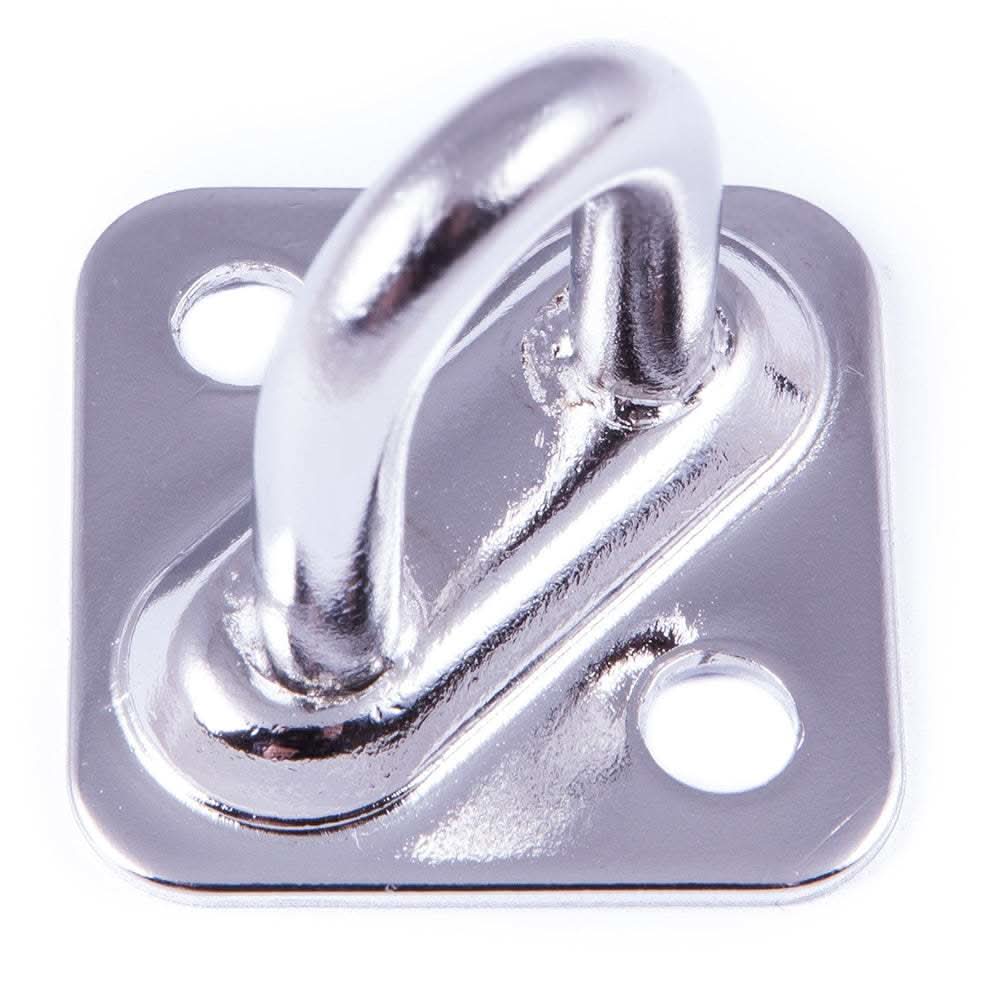 SeaSure small mast or deck eye made of electropolished 316 stainless steel with smooth finish and two fixing holes