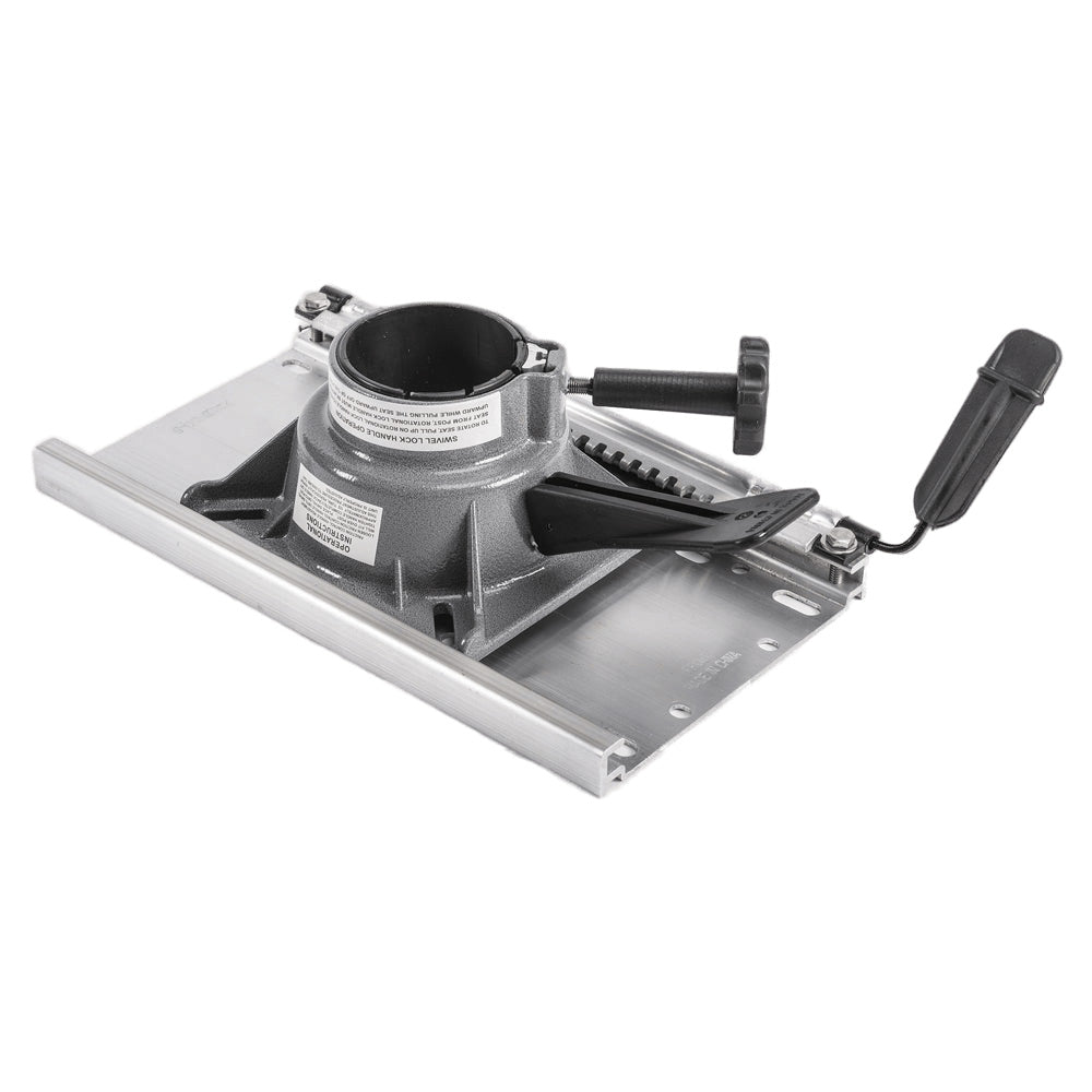 Wise Fore & AFT Seat Slide Pedestal Mount - Fits 2-7/8" Post - 8WD374