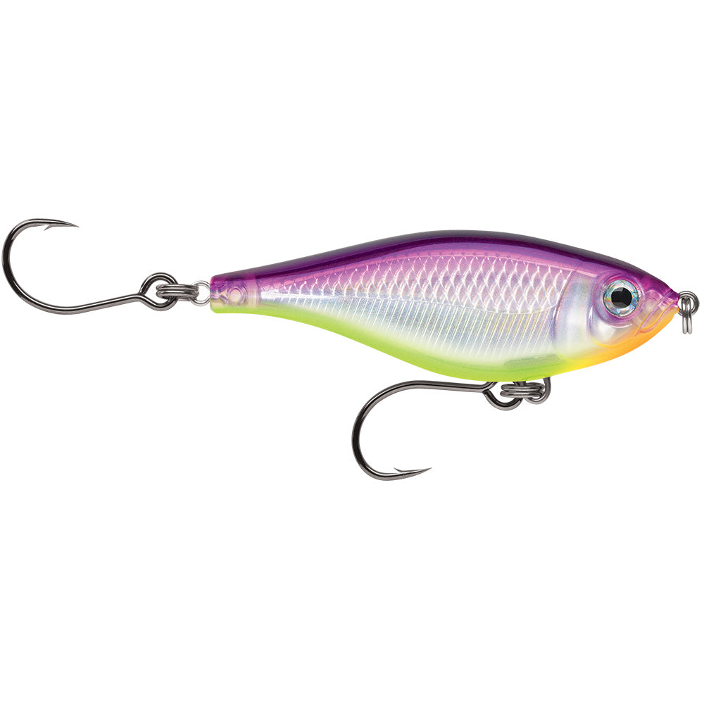 Rapala X-Rap® Twitchin Mullet 2-1/2" Purple Chartreuse - SXRTM06PRCH