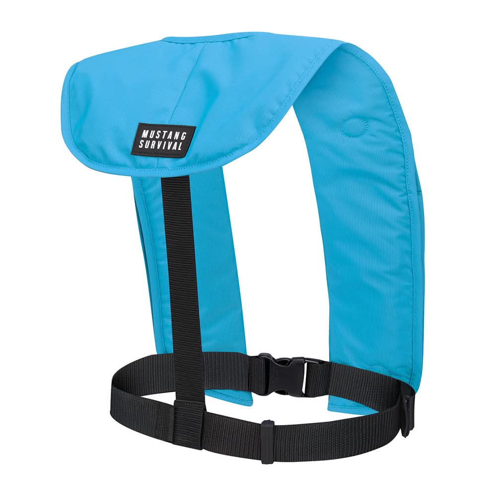 Mustang MIT 70 Manual Inflatable PFD - Azure (Blue) - MD4041-268-0-202