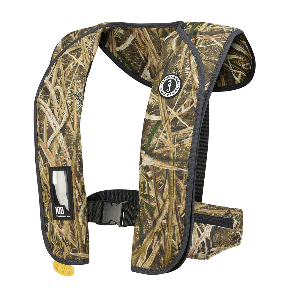 Mustang MIT 100 Convertible Inflatable PFD - Camo - MD2030CM-261-0-202