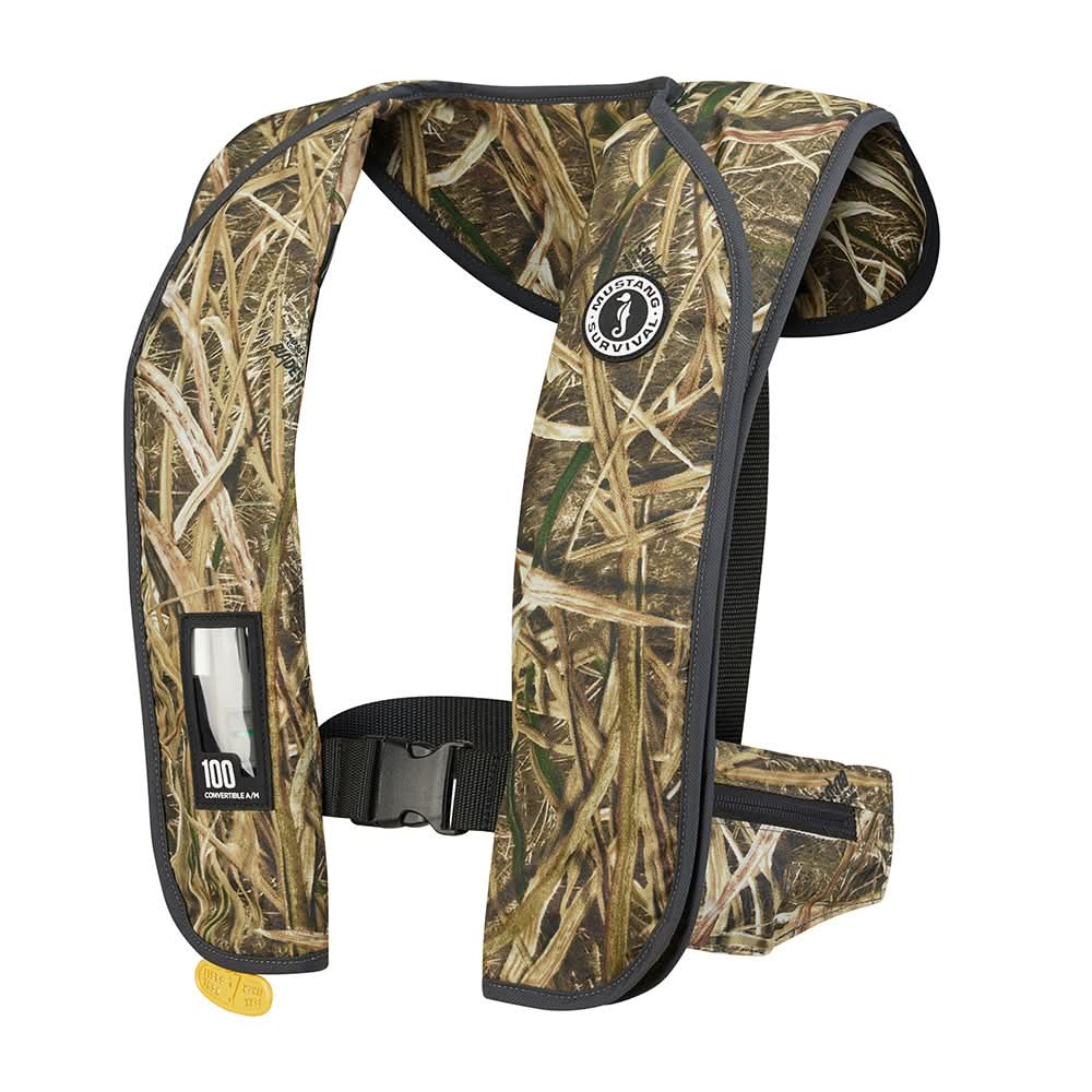 Mustang MIT 100 Convertible Inflatable PFD - Camo - MD2030CM-261-0-202