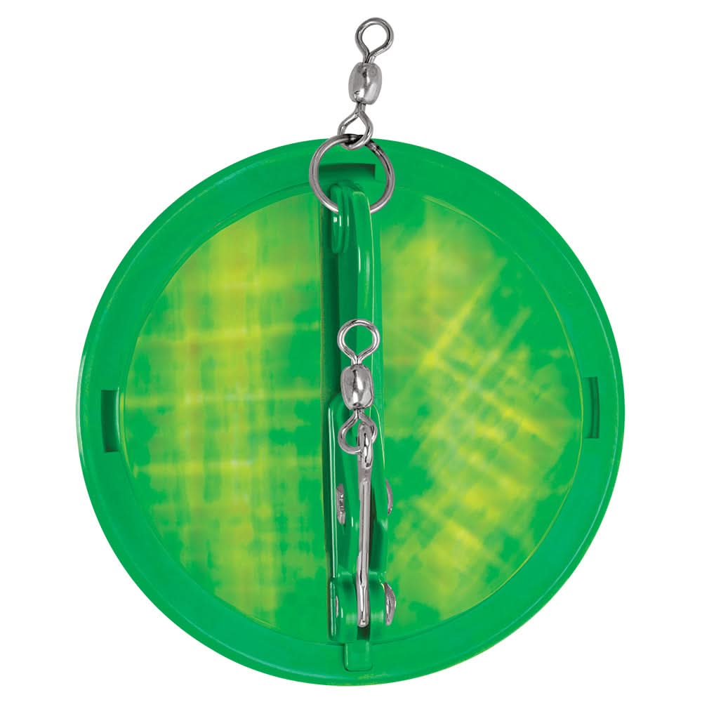 Luhr-Jensen 2-1/4" Dipsy Diver - Kelly Green/Silver Bottom Moon Jelly - 5560-030-2511