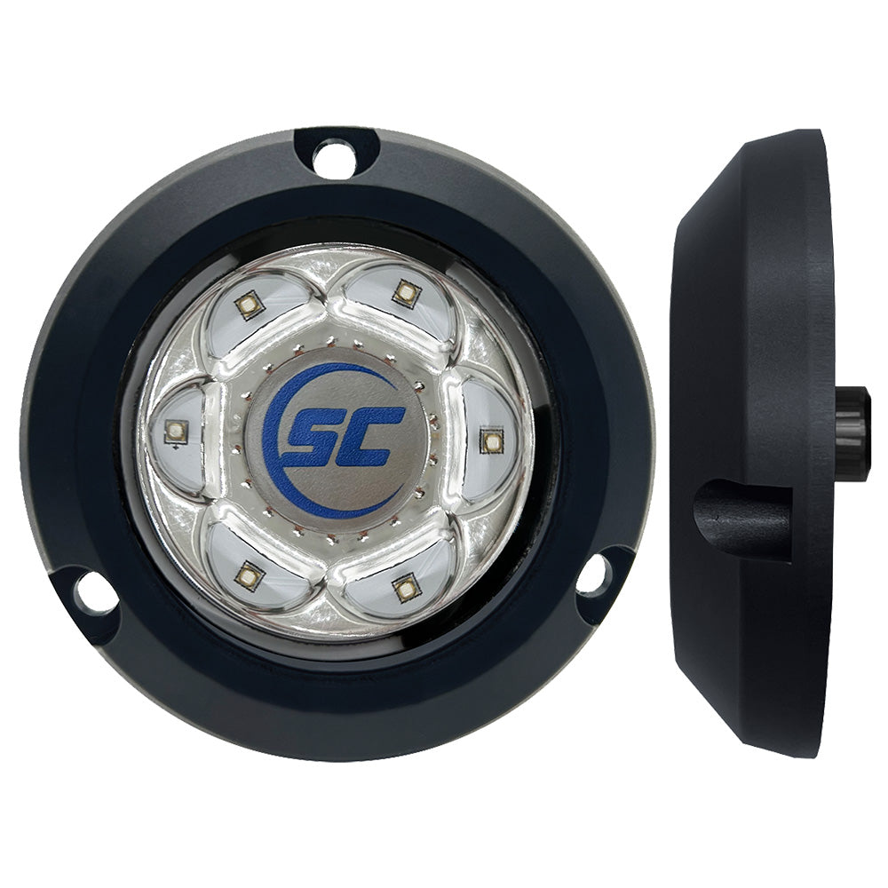 Shadow-Caster SC2 Series Polymer Composite Surface Mount Underwater Light - Bimini Blue - SC2-BB-CSM
