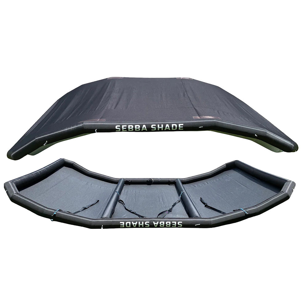 Sebba Shade 8 x 12 ft. Black Sun Shade f/Boats 26'+ - SS8X12BLK