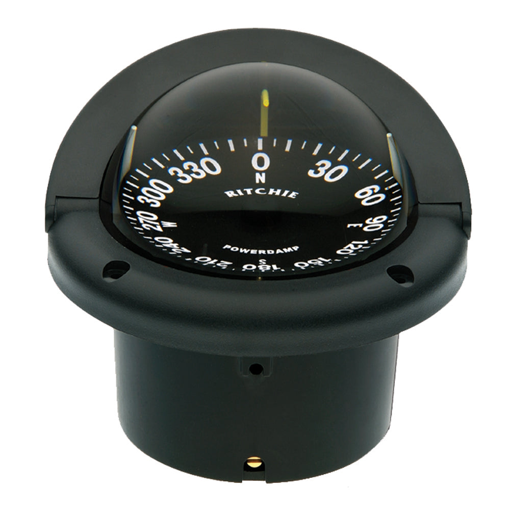 Ritchie HF-742 Helmsman Compass - Flush Mount - Black - HF-742