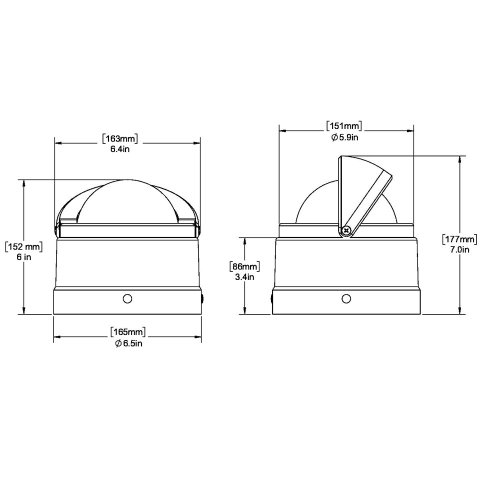 RITCHIE DNP-200 Navigator Series Binnacle Mount Compass - DNP-200