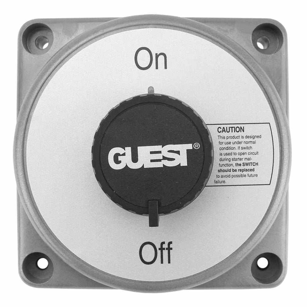 Guest 2303A Diesel power battery heavy-duty switch with on/off knob and gray polycarbonate case