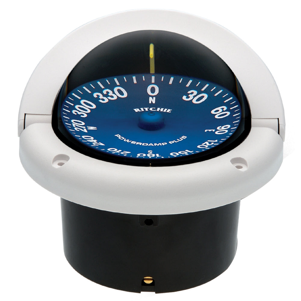 Ritchie SS-1002W SuperSport Compass - Flush Mount - White - SS-1002W