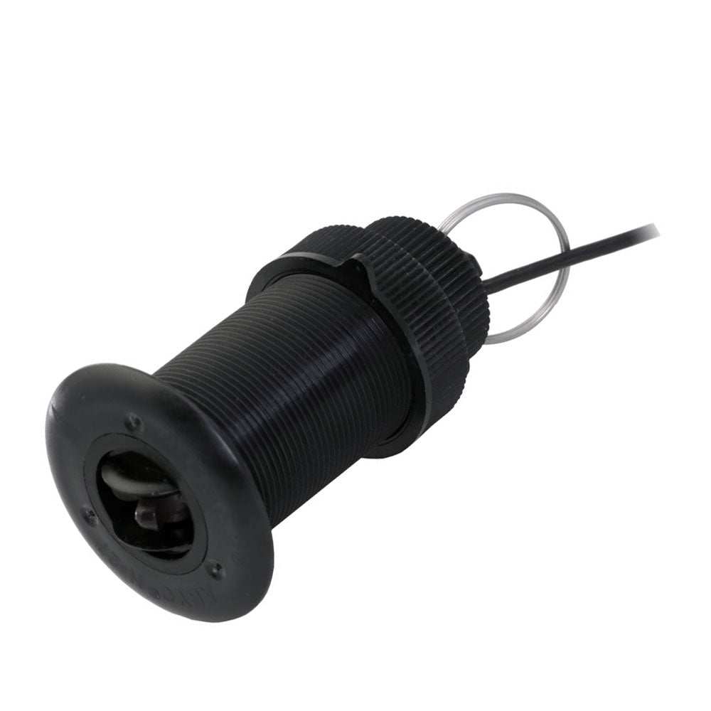 Furuno ST-02PSB black plastic thru-hull speed and temperature sensor with 6-pin connector and cable