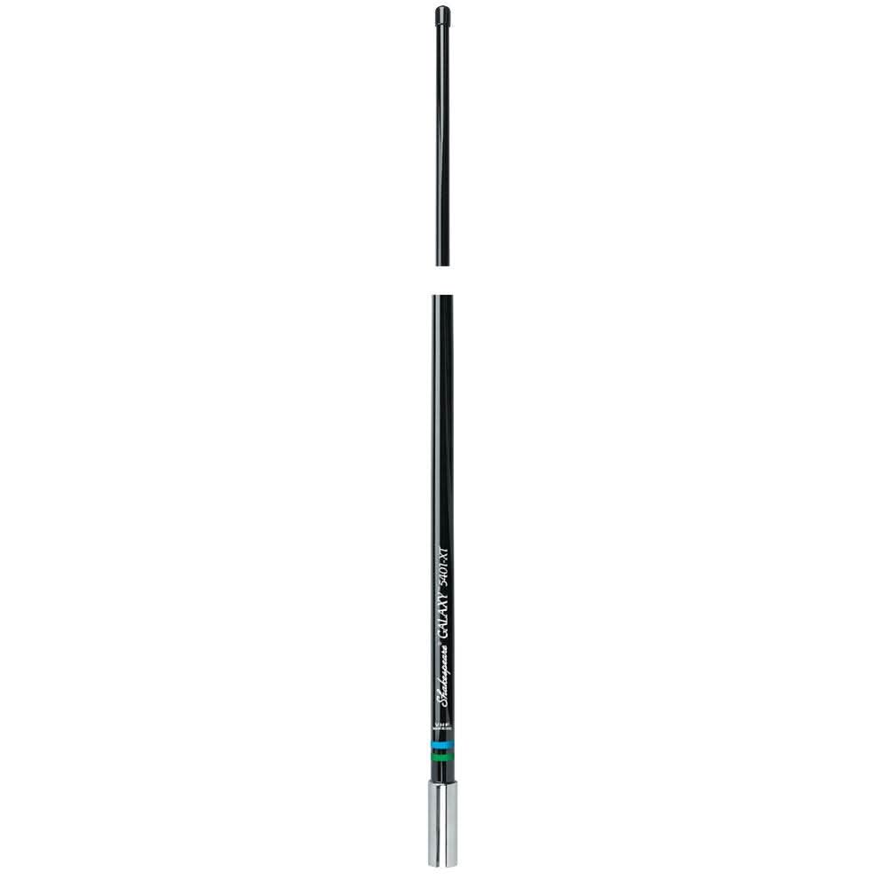 Shakespeare 5401-XT Galaxy 4-foot black VHF marine antenna with 3dB gain and coaxial sleeve design