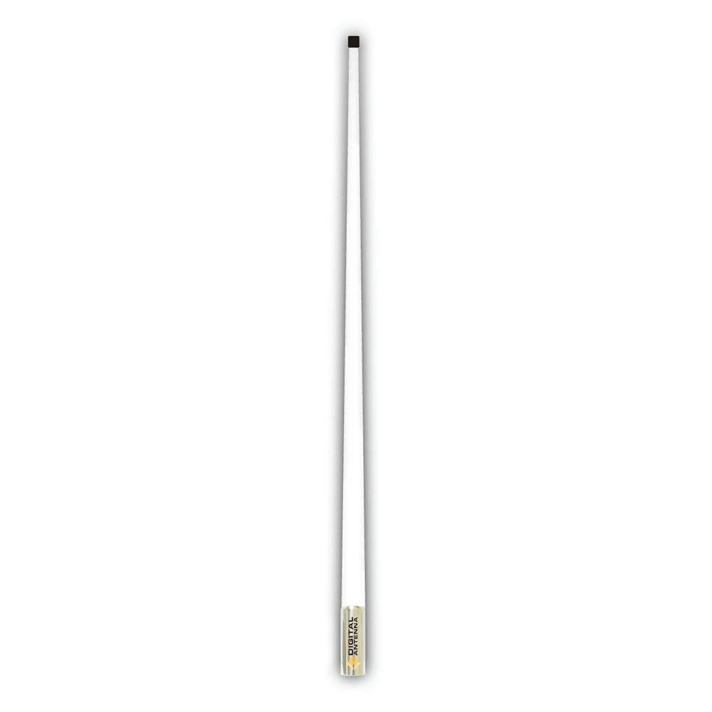 Digital Antenna 528-VW 4-foot white VHF antenna with 15-foot cable for marine use