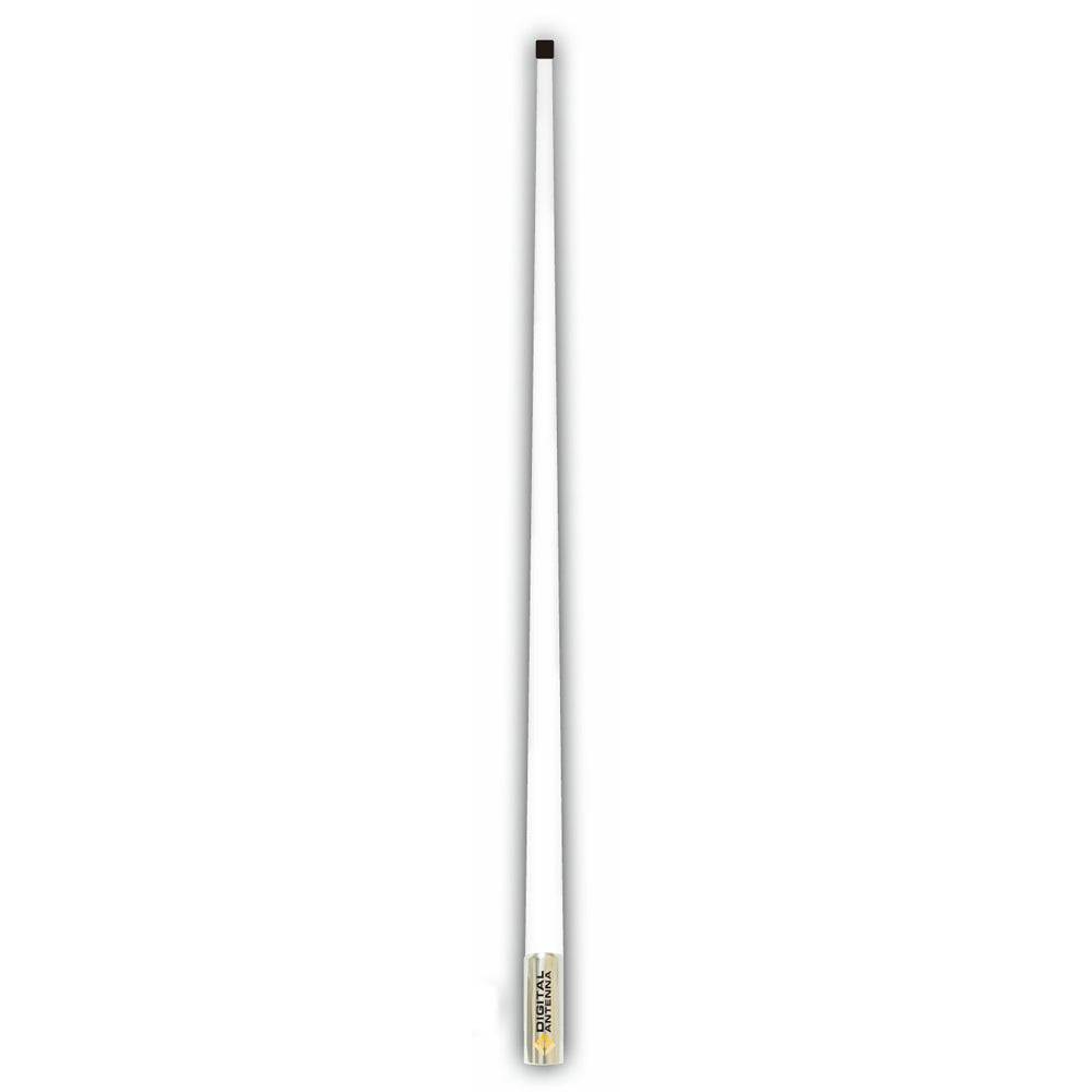 Digital Antenna 531-AW 4-foot white AM/FM antenna with high gloss finish and stainless steel ferrule
