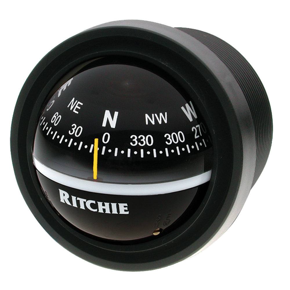 Ritchie V-57.2 Explorer Compass black dash mount with 2.75-inch dial and 12v night illumination